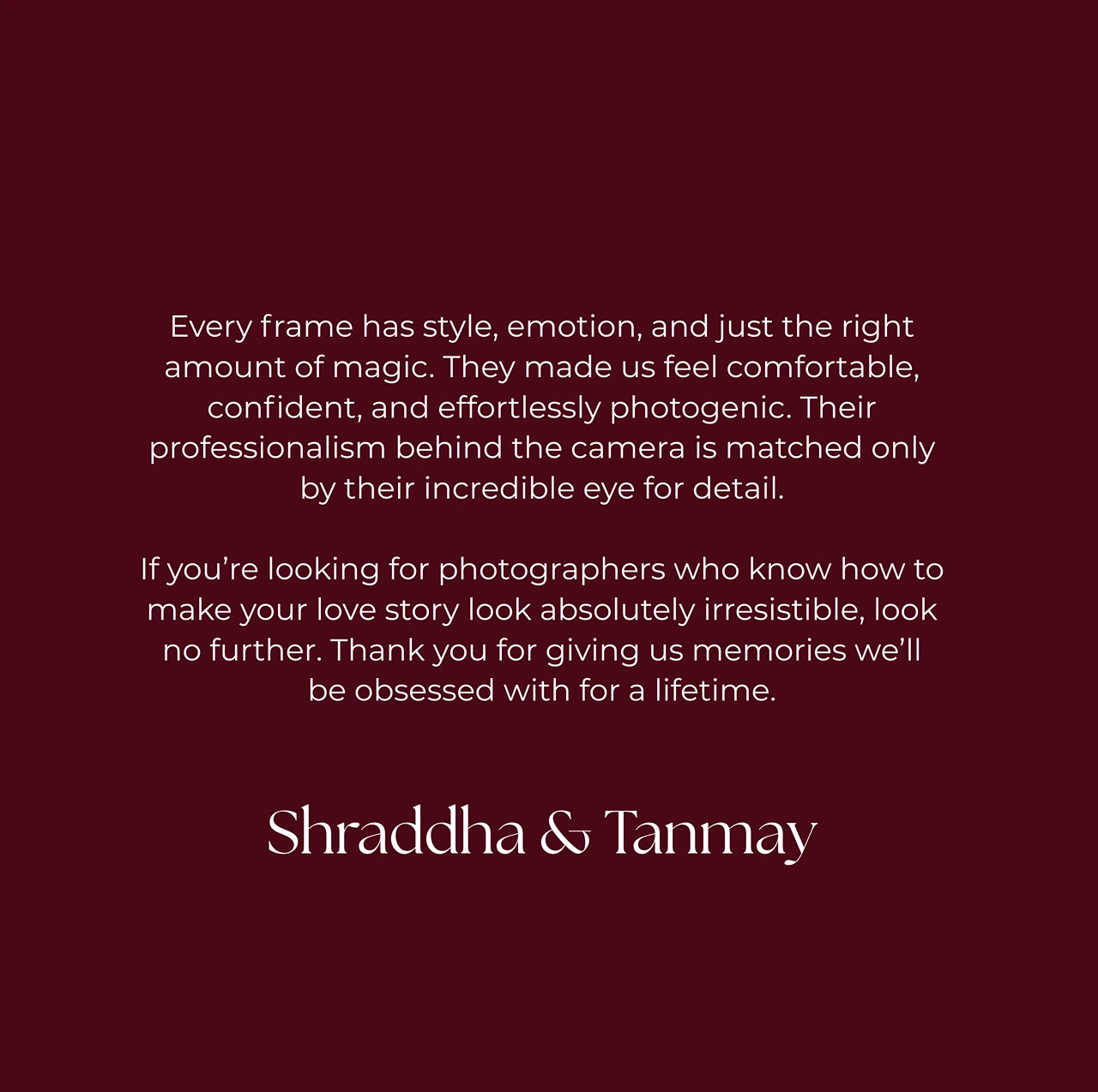 Shraddha & Tanmay 1
